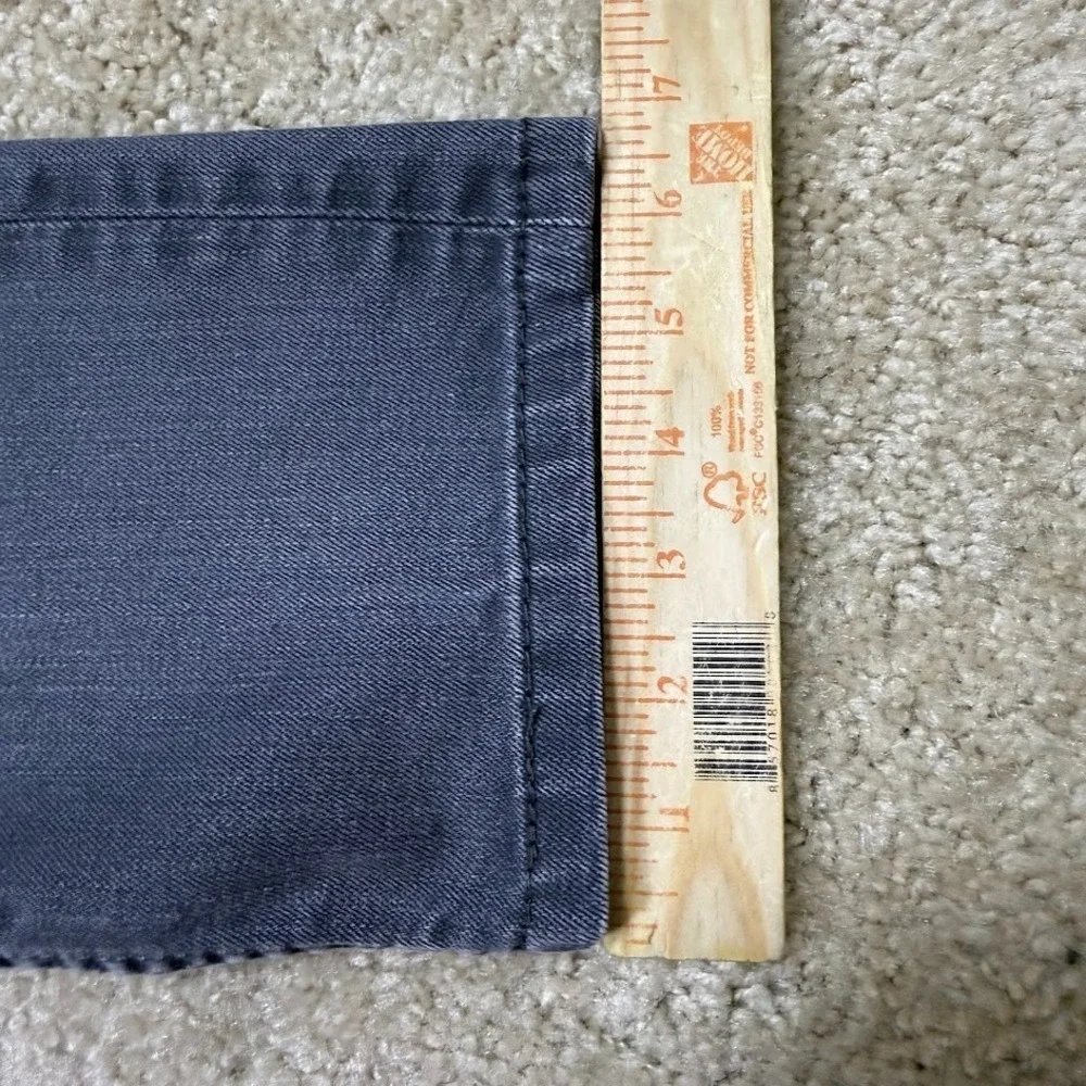 Levi's 511 Jeans Mens 33x32 Gray Slim Fit Stretch Denim Pants